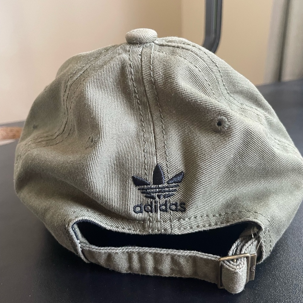 Dark Green Adidas Adjustable Hat - Picture 2 of 3